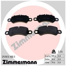 Satz Bremsbeläge Bremsklötze vorne für Porsche 718 982 911 991 992 | 24346783