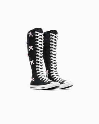 ⭐Converse Chuck Taylor XXHi Bows & Studs Sz 11 Mens Boots Sneakers Black A17684C ⭐Converse Chuck Taylor XXHi Bows & Studs Knee Hi Sz 9 Men  main image 4