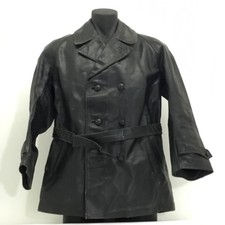 GIACCA GIACCONE VIGILE ANNI 50 IN PELLE COME QUELLO DI ALBERTO SORDI VINTAGE