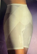 Vintage Sears FIRM LongLeg PANTY Girdle XL Garter Belt Shaper Hi-Waist Panties