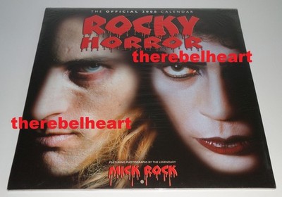ROCKY HORROR 2008 OFFICIAL CALENDAR Mick Rock Photo TIM CURRY Little Nell SEALED