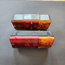 2x DDR Rückleuchten IFA Robur W50 Multicar Anhänger – Paar