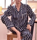 2nd Item Ship FREE Mens Silk Satin Pajamas Set Pants Lounge Sleepwear SILKPEACE