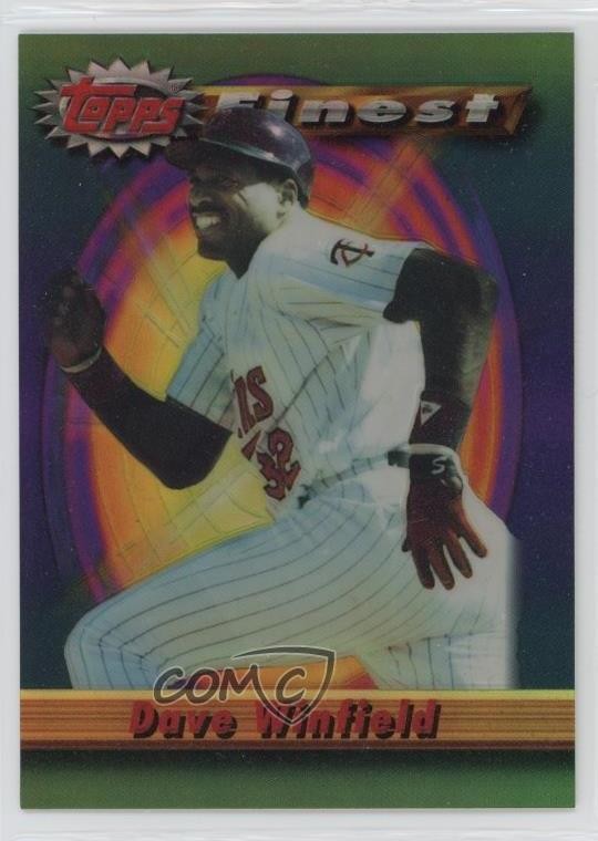 1994 Topps Finest Refractor Dave Winfield #215 HOF 1dm4