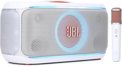 JBL PartyBox On-the-Go 2 Plus Portable Party Speaker - White