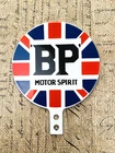 VINTAGE BP MOTOR SPIRIT GASOLINE PUMP STATION GAS PORCELAIN OIL TOPPER SIGN