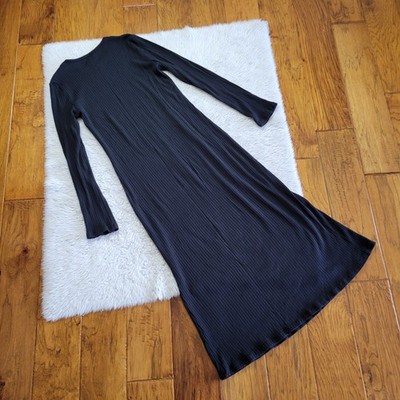 Storq Maternity Maxi Dress Women's 3 / Medium Black Ribbed Long Sleeve Bodycon | eBay Storq Maternity Maxi Dress Women's 3 / Medium Black Ribbed Long Sleeve Bodycon | eBay