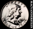 1963 Franklin Half Dollar- Silver- Choice Gem Proof Luster- No Reserve #J9381