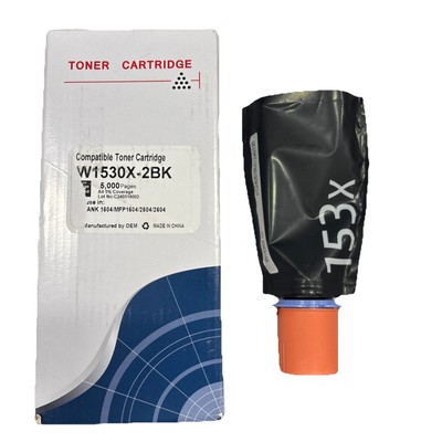 (3)Premium Compatible Toner Cartridge W1530X-2BK Tank 1504 MFP 1604 2504 2604