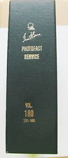 Sams Photofact Manual Binder, Volume 180, Sets 1791-1800 Electronic Schematics