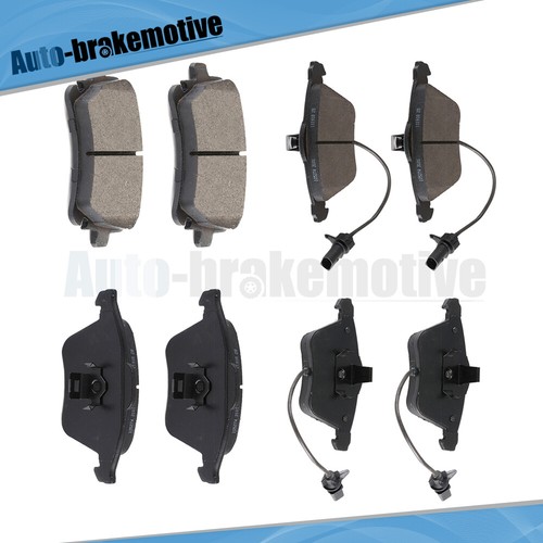 8X FRONT AND REAR LOW DUST BRAKE CERAMIC PADS FOR 2005-2009 2011 AUDI A6 QUATTRO - Picture 5 of 12