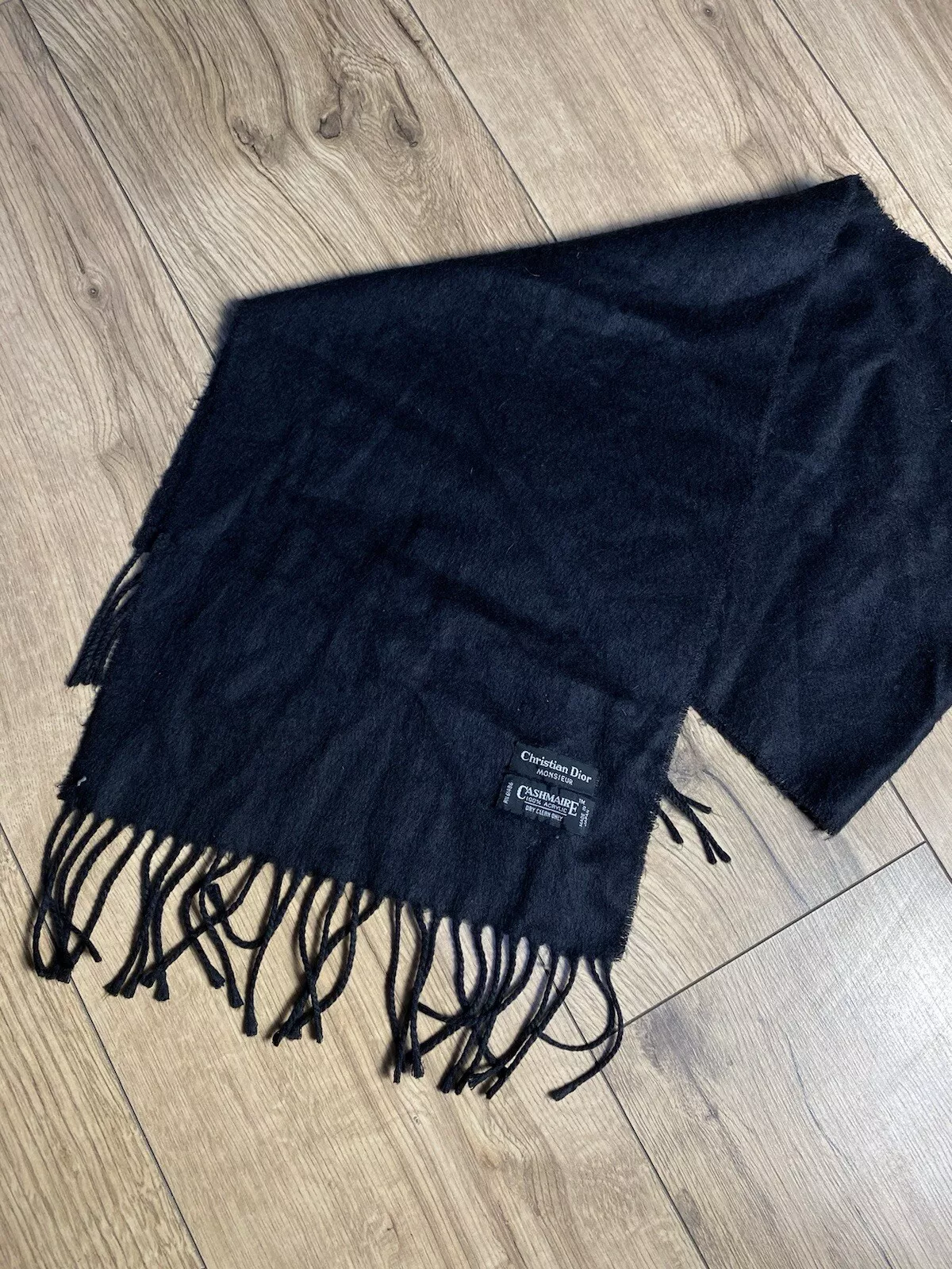 Foulard Christian Dior en cachemire vintage