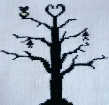 Navajo Rug Native American Indian Weaving Tree of Life Pictorial - Chris Bia