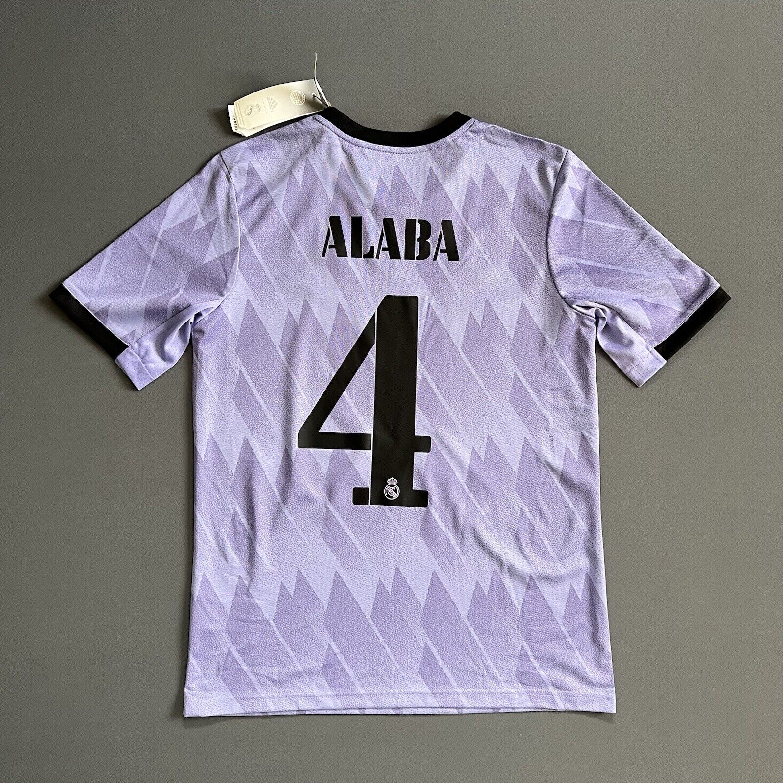 ALABA #4 Real Madrid Away Long Sleeve Soccer Jersey 2022/23