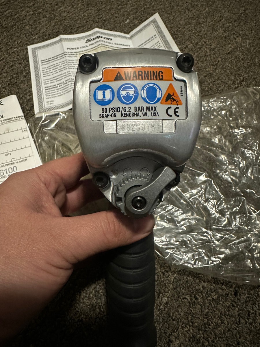 Snap on 1/2 Drive Air Impact Wrench Im 6100 Snap-on IM6100 With