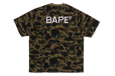 41983 bape x clot camo overprint logo relaxed fit tee green XL | eBay