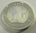 Bronx Zoo Wildlife Conservation Society 1/2 Troy Oz. .999 Fine Silver Round