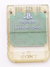 Playstation 1 Memory Card Clear Japan DHL 1 week to USA