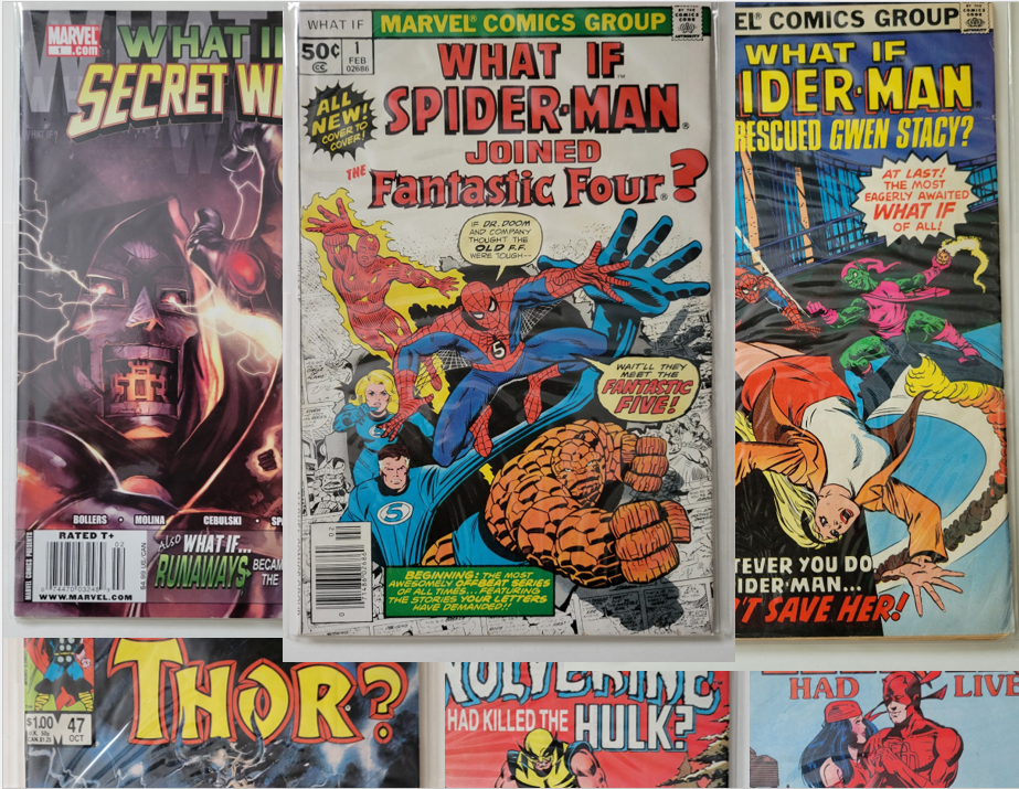 Marvel What If? - Lot +40 Comics - 1977-1998 - Ungraded - Please Read Desc.