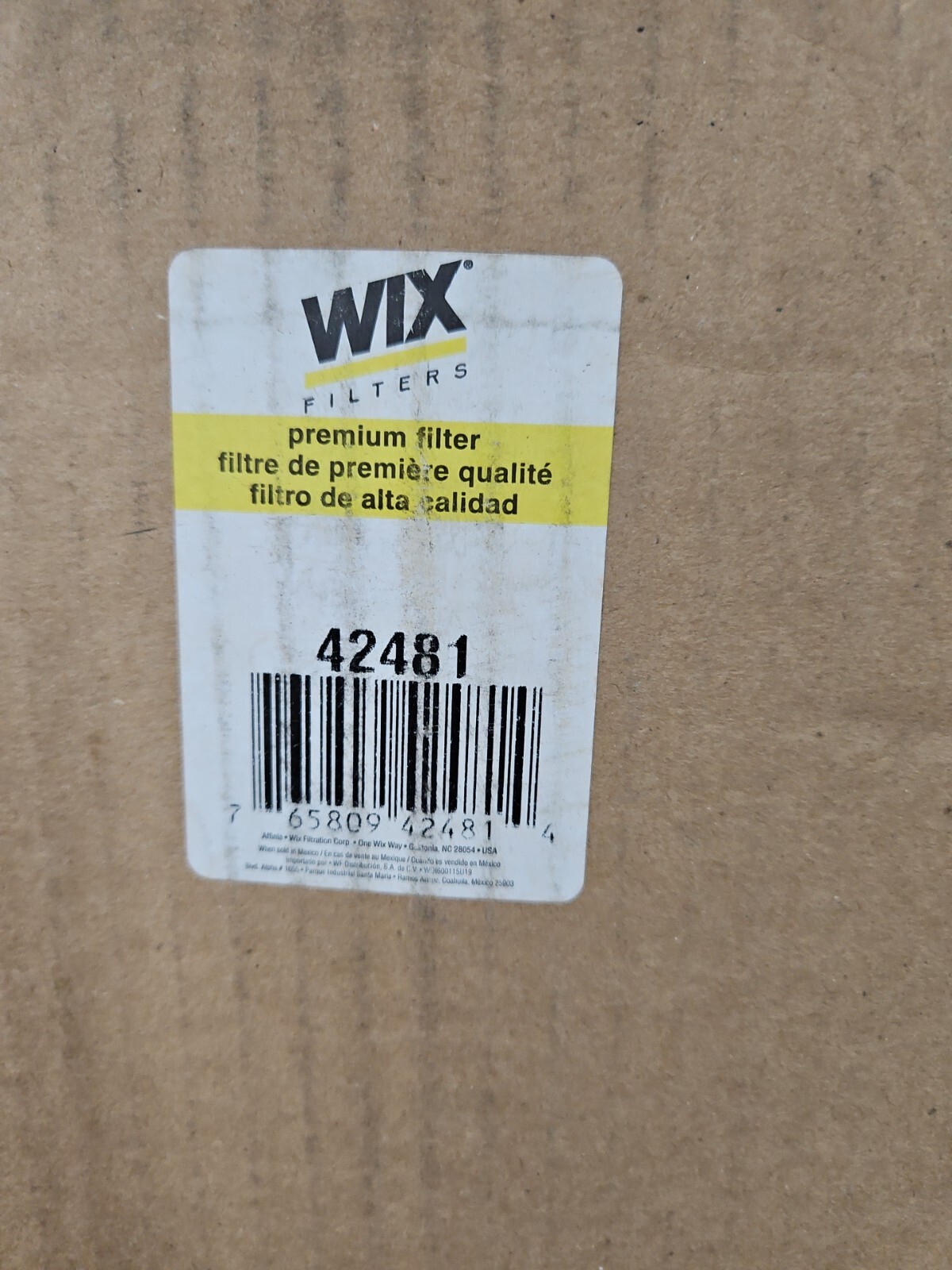 Air Filter Wix 42481 for sale online | eBay