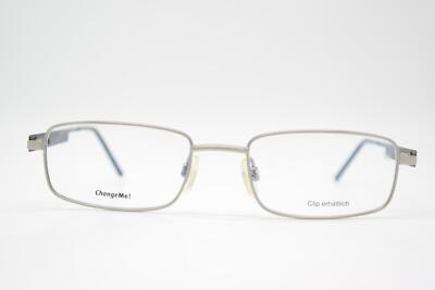 Brille change me 1351 Silber Violett Eckig Brillengestell eyeglasses Neu