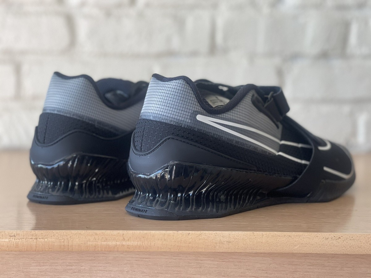 Air Nike Romaleos 4 Black White Gym Lifting Weightlifting