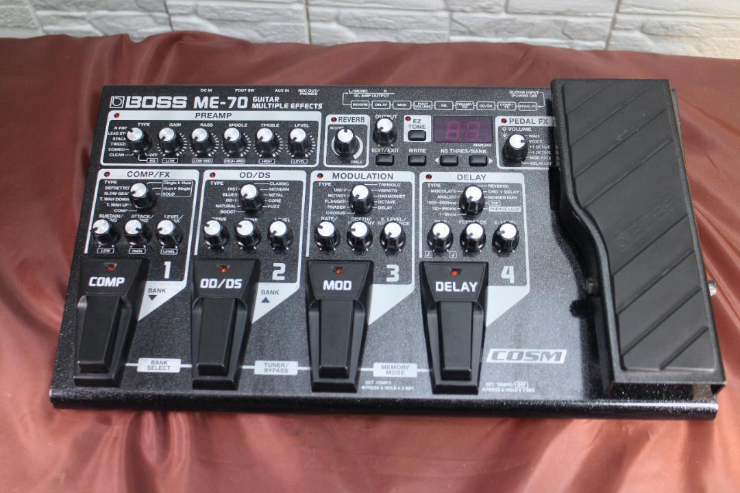 Boss ME-70 Guitar Multiple Effect Pedal Processor 24 bit AUX IN