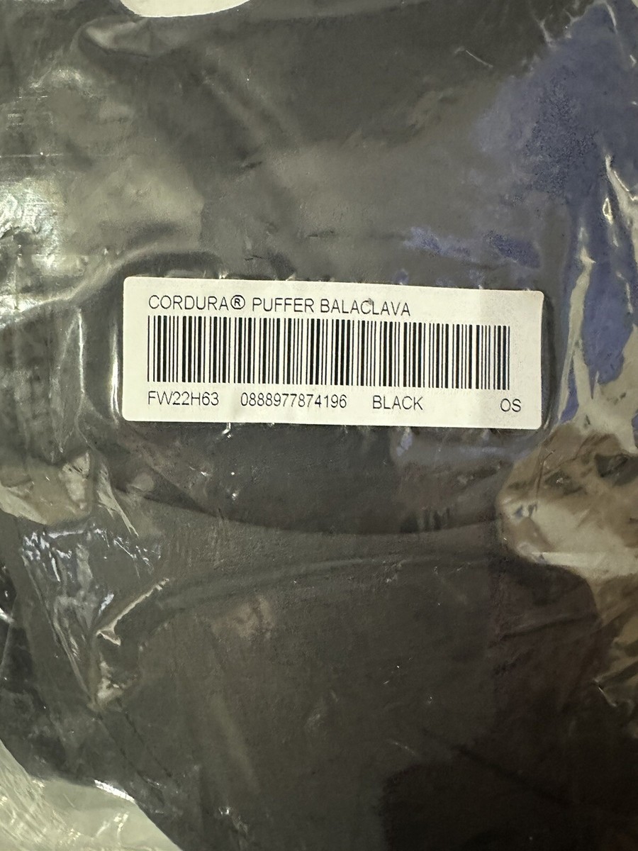 帽子 Supreme Cordura Puffer Balaclava Black Buy Supreme x Cordura Puffer Balaclava 'Black' - FW22H63