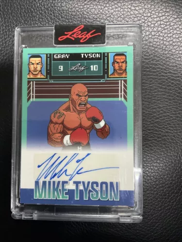 2023 Leaf Reimagined Mike Tyson Game Punchout Style Auto Autograph 320/391 Sign