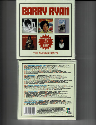 BARRY RYAN - THE ALBUMS:  1969-79 (5CD 2024) NEW*95 TRACKS*