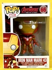 FUNKO POP Iron Man Mark 43 Avengers Marvel Age Of Ultron 66 W/PROTECTOR P62