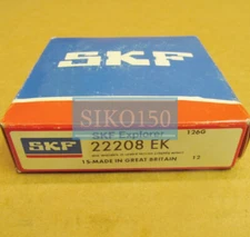 1x SKF 22208 EK spherical roller bearing #SK
