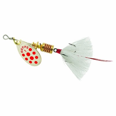 Aglia - drsd trbl, red dot-White