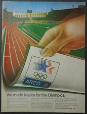1984 ARCO Magazine Ad - We Made Tracks For The Olympics.
