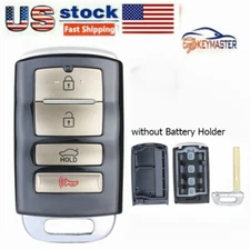 REplace Remote Key Shell Case Fob for 2014 2015 2016 2017 Kia Cadenza 4 Buttons