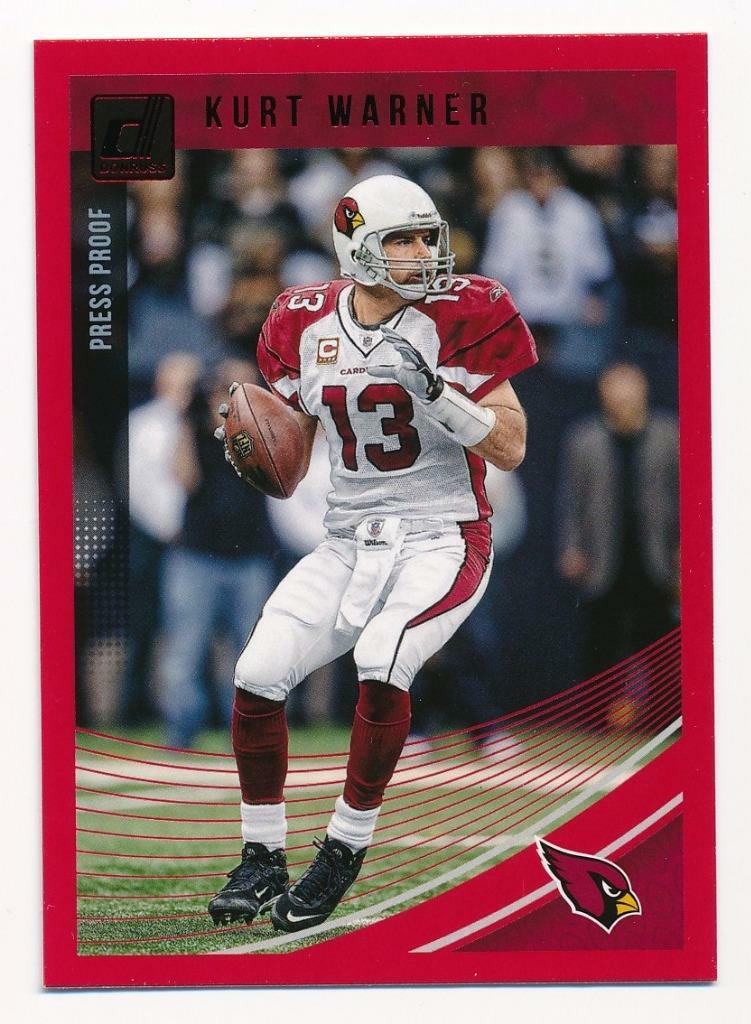 2018 Donruss KURT WARNER Press Proof Red *Cardinals*