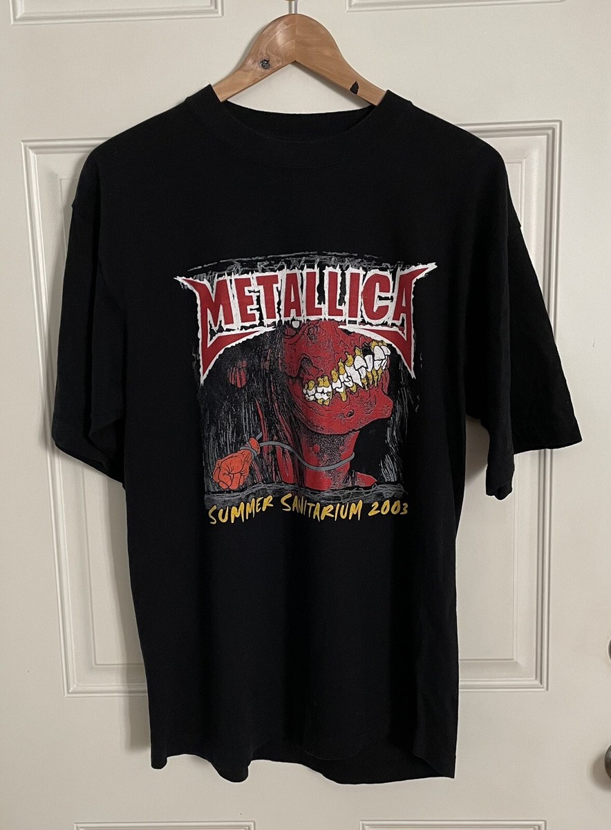Vintage Metallica Summer Sanitarium Tour 2003 Concert T Vintage Metallica Summer Sanitarium Tour 2003 Concert T