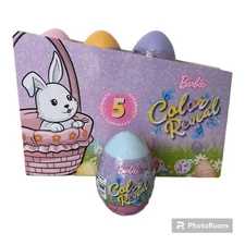 Lot of 8 Mattel - Barbie Color Reveal Pet EASTER EGG BLIND PACK ASSORTED COLORS