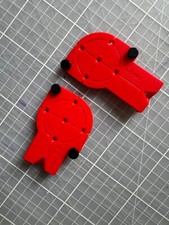 2 in 1 - Door Handle Marking Jig With Inbuilt Centre Finder -  45mm + 57mm set