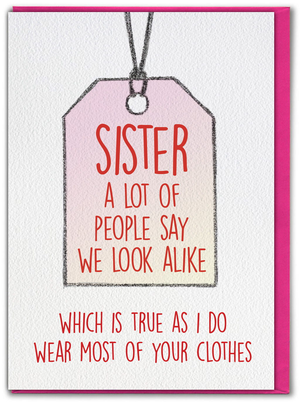 Funny Sister Birthday Greetings Card Cheeky Amusing Comedy Humour Hilarious Joke