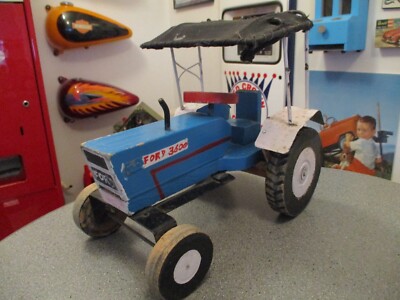 VINTAGE FOLK ART FORD TRACTOR MODEL 3600