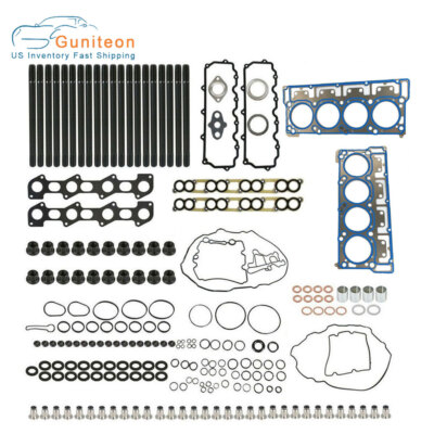 Cylinder Head Stud Kit & Head Gasket For 2003-2007 Ford 6.0L V8 Diesel 18mm US