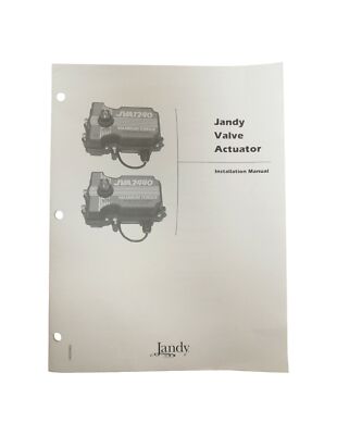 Jandy JVA1240 JVA2440 Ventilantrieb Einbau- & Installationsanleitung