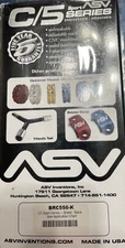 ASV Inventions® BRC550-K - C5 Sport Series Brake Lever. Matte Black W/Blue Dial
