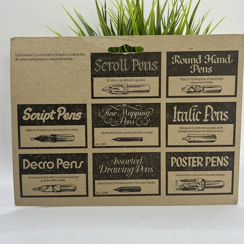 Cumberland Graphics Mitchell Italic and Script Calligraphy Pen Sets Nibs - Picture 6 of 6