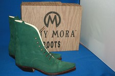 Tony Mora stiefelette leder westernstyle cowboystiefel boots gr. 40 neu  leder