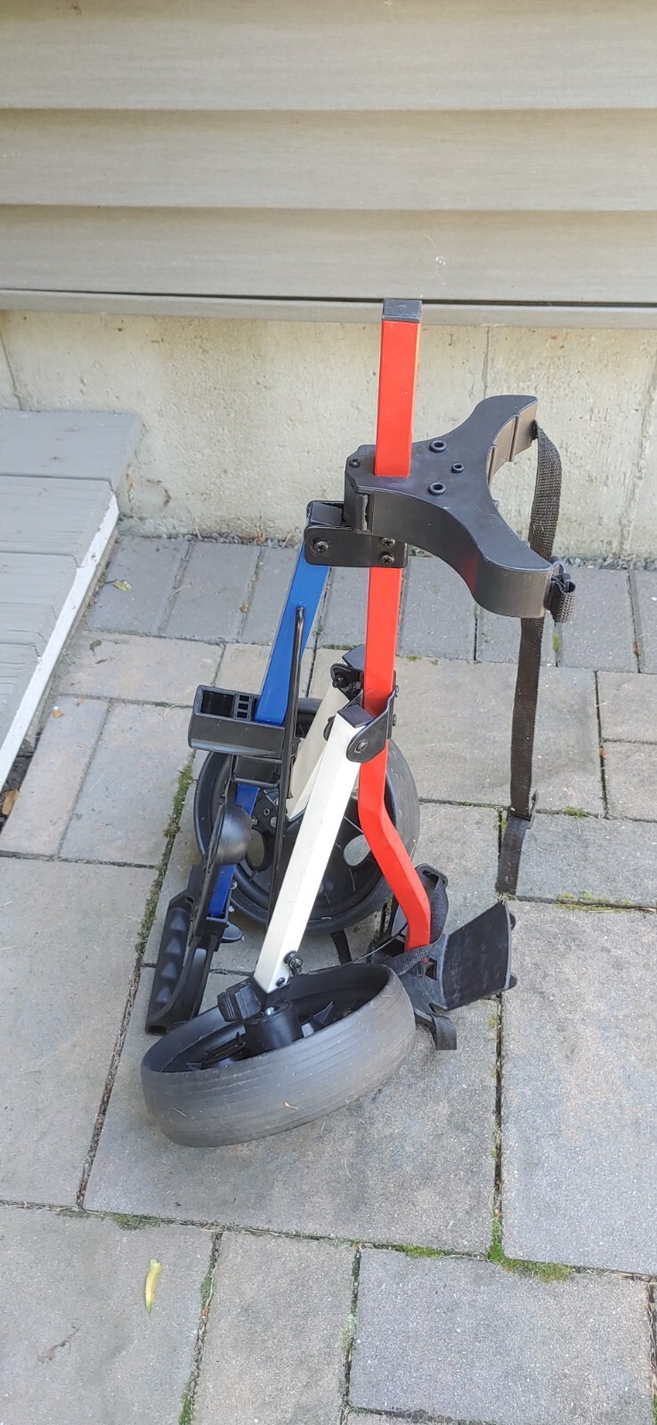 Top Flite Kids Golf Push Pull Cart 2 Wheel With Scorecard Holder Quick