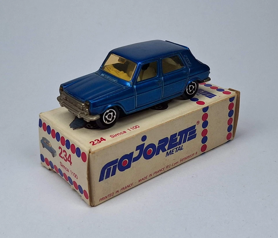 MAJORETTE No 234 - SIMCA 1100 Ti, with original box, Made in France, scale 1:60 - Bild 2 von 4