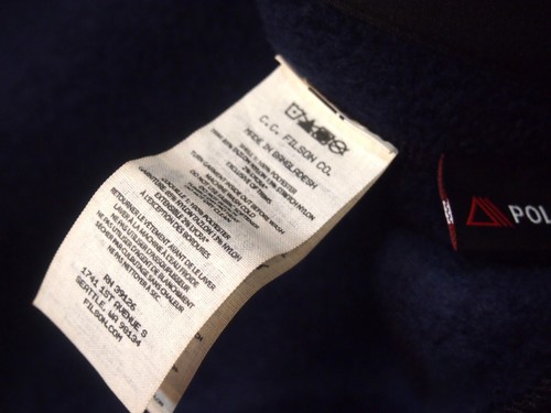 Filson Sherpa Polartec Fleece Vest NWT X-Small $125 Fathom Navy Blue - Picture 5 of 9