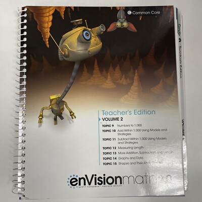 enVisionmath2.0 2016 Common Core Grade 2 Teacher Edition Volume 2 Topics 9-15